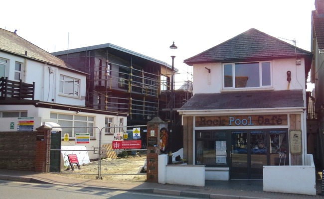 Rock pool cafe commercial building